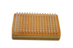 China 3 Piece Ski Wax Brush Kit Rectangular Waxing With Brass Bristle supplier