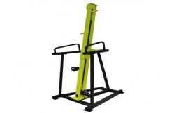 China Vertical Cycling Gym Equipment Climber 75 Degree Steel Frame Structure For Home supplier