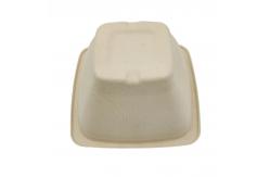 China Square Biodegradable Sugarcane Bagasse Bowl 24oz Paper Containers With Lids supplier