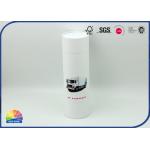 Cylinder Box 4c Print Matte White Cardboard Paper Packaging Tube for sale