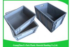China Standard WarehouseEuro Stacking Containers Moving Storage Grey Light Weight supplier