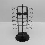4 Sides Metal Counter Display Stands Rotational For 36pcs Glasses for sale