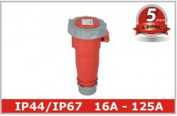 China Red 4 Pin 3H Industrial Plugs And Connectors for Reefer Container supplier