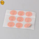 1.5 Inches Round Custom Pink Packaging Stickers Labels For E-Commerce
