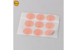 China 1.5 Inches Round Custom Pink Packaging Stickers Labels For E-Commerce supplier
