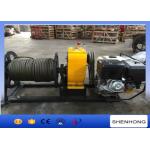 5 Ton HONDA Gas Engine Powered Winch Wire Rope Winch For Power Construction for sale