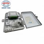 Plastic SMC 16 Core SC Fiber Distribution Box Waterproof FTTH PLC Splitter Box for sale