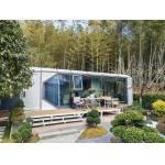 Luxury Modern Prefabricated Capsule House With Balcony Galvanized Steel Frame 11.5*3.4*3.4m for sale