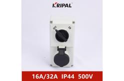 China IP44 32A 4 Pole Mechanical Interlock Switch Socket IEC Standard supplier