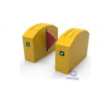 RFID Barcode Facial Recognition Flap Barrier Gate Pedestrian Access Control System for sale