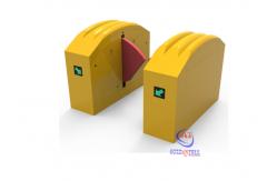 China RFID Barcode Facial Recognition Flap Barrier Gate Pedestrian Access Control System supplier
