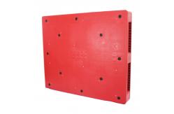 China Red Warehouse Lightweight Plastic Pallets For 2300mm Width Goods supplier