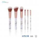 6pcs 2 Colors Synthetic 150mm Plastic Makeup Brushes for sale