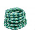100% Polyester Elastic Cord String Colorful Braided Rope Logo Printed for sale
