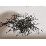 50/50 Carbon Concrete Reinforced Hooked Ends Steel Fiber For Aircraft runway for sale