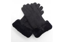 China Customized winter warm double face Australia sheepskin shearling gloves supplier