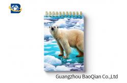 China Polar Bear Animal Custom Spiral Notebooks School Stationery Set 3D Printing Cover supplier