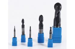 China 2 Flute Ball Nose End Mill High Precision Wear Resistance Rear Angle Design supplier