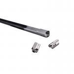 Custom Single-Fluted Gun Drill with Indexable Inserts and Supporting Strips for sale