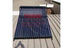 China 25tubes Heat Pipe Solar Water Heater 14x70mm Condensor Pressure Solar Collector supplier