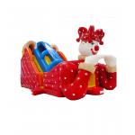 Clown Red Color Children Fun Park Inflatable Slide For Rentals for sale
