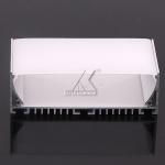 Flexibly Install LED Aluminum Extrusion , Extruded Aluminium Profiles Heat Dissipation for sale