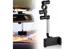 China 360 Degree Rotation Rear View Mirror Phone Holder Multifunctional 71mm width supplier