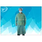 Knitted Wrist PP PE Disposable Scrub Suits Isolation Gowns Water Resistant for sale