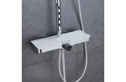 China 360 Swivel Spout Jet SPA Spray L Design Stainless Steel Shower Set supplier