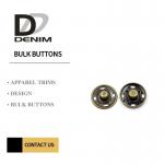 Small Brass Metal Buttons Electroplating Color Snap Buttons For Clothing for sale