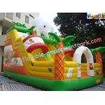 Customised 18OZ PVC Elephant Commercial Inflatable Slides For Amusement Parks 8 x 5 x 6M for sale