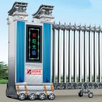 Automatic Farm Retractable Electric Gate Accordion Mian Gate For Villa for sale