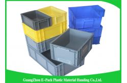 China Mini Load Euro Containers With Lids , Standard Plastic Stacking Boxes PP Materials supplier
