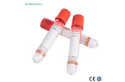 China No Additive Plastic Blood Collection Tubes Red Plain  Tubes supplier