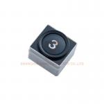 Plastic Elevator Touch Button /  Round Replacement Elevator Buttons 12-24 V for sale