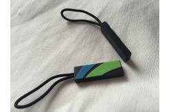 China Strong 3D Soft Pvc Zipper Puller , Cute Zipper Pulls For Handbags supplier