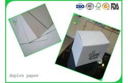 China 450g Tear Resistant Coated Duplex Paper Rolls For Printing , C1S Grey Paper supplier