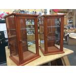 Diy Wood Retail Display Case With Lock Portable Jewelry Store for sale