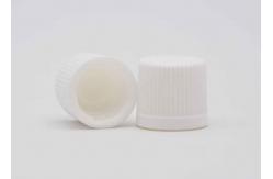 China White Plastic Tamper Evident Cap 18mm Child Proof Cap For Bottles supplier