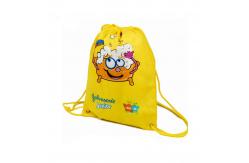 China Cheap Polyester Drawstring Bag With Logo Custom Drawstring Backpacks Manufacturer supplier