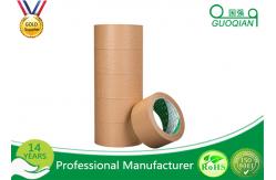 China Acrylic Adhesive Kraft Paper Tape Coating With Man - Made Rubber On The Back supplier