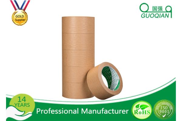 Acrylic Adhesive Kraft Paper Tape Coating With Man - Made Rubber On The Back