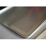 Round Hole Food Grade Cooling 304 Stainless Steel Mesh Tray 50mm Width for sale