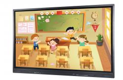 China 3840*2160 LCD Smart Board 16G 32G EMMC Bluetooth Wifi LAN supplier