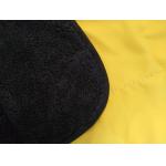 Microfiber 40*40cm Coral Fleece Black Suede Piping Cleaning Kitchen Towel for sale