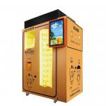 Mini Long Life Fresh Orange Juice Vending Machine Coins And Notes Acceptors for sale