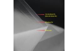 China High Elastic Hot Melt Adhesive Film  Pressure Sensitive 100 Yards For Labels supplier