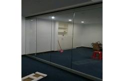 China Movable Partition Walls Folding Glass Frameless Aluminium Glass Partition supplier