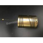 Plastic Industry Coil Heaters With Thermocouple Big Diameter Brass Material for sale