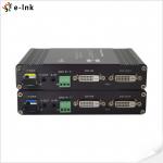 6W GPIO 1Ch 1080P Bidi DVI RS232 fiber video converter for sale